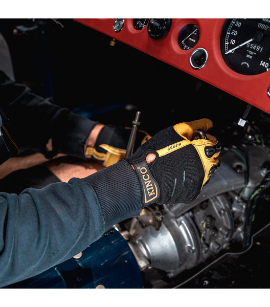 KincoPro&trade; Foreman&trade; Synthetic with Pull-Strap, Black, large