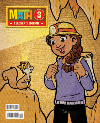 BJU Press Math 3 Teacher's Edition 4th Edition