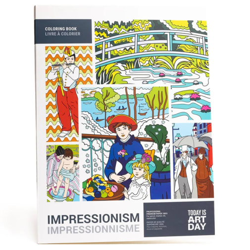 Impressionism Coloring Book