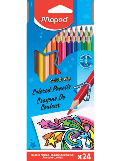 Color'Peps Colored Pencils (Pack of 24)