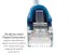 Cat5e Shielded Ethernet Patch Cable, Half-moon Boot, 2 ft, Blue