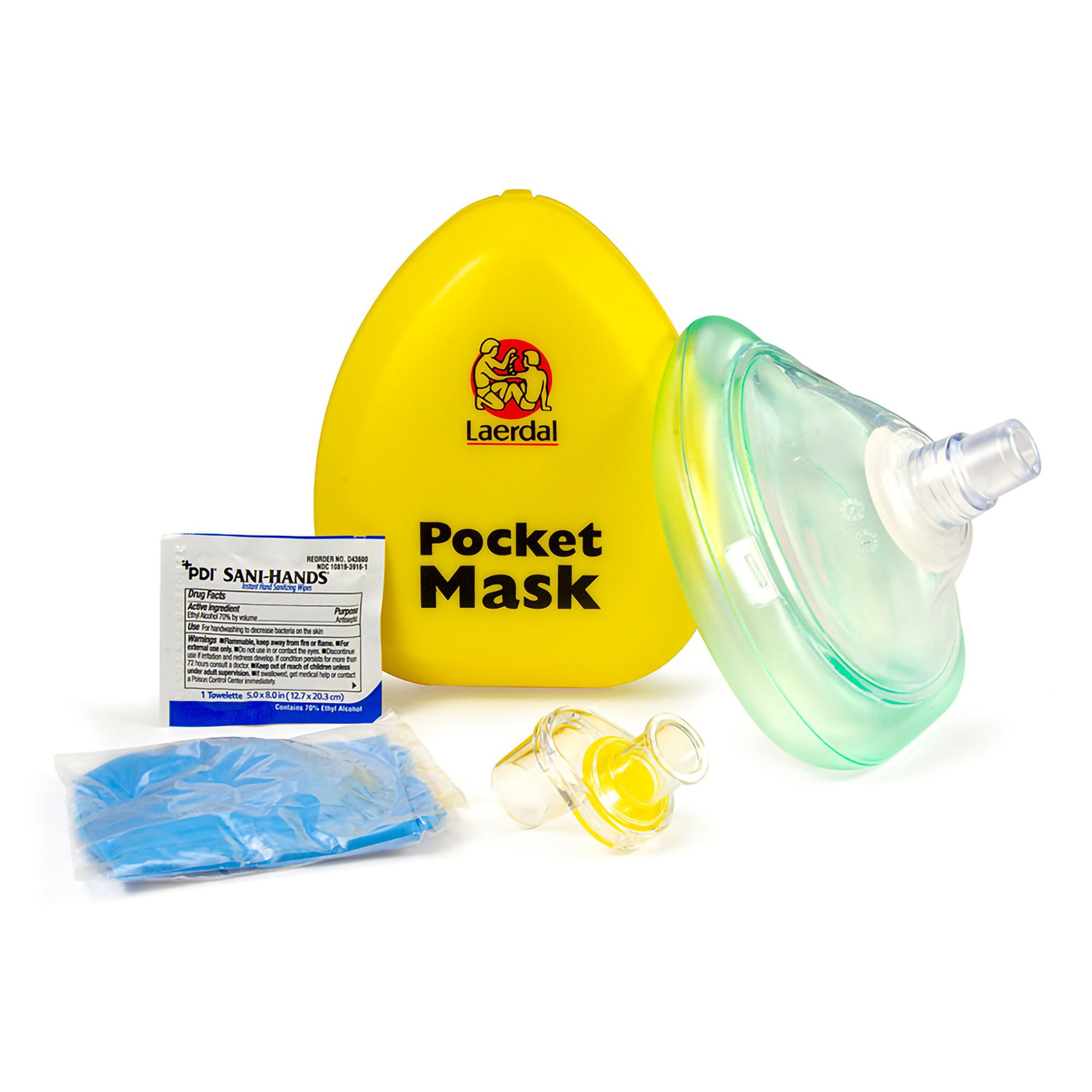 Laerdal Pocket Mask CPR Resuscitation Mask Kit MK 250976
