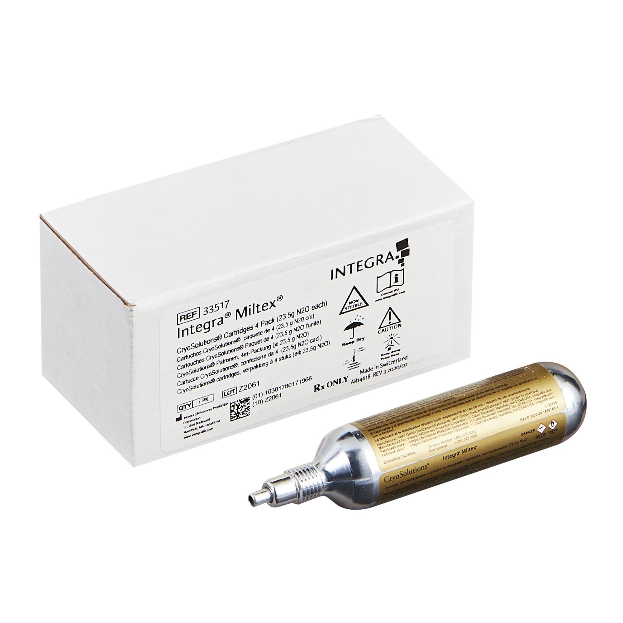 CryoSolutions Liquified Nitrous Oxide Cartridge MK 739632