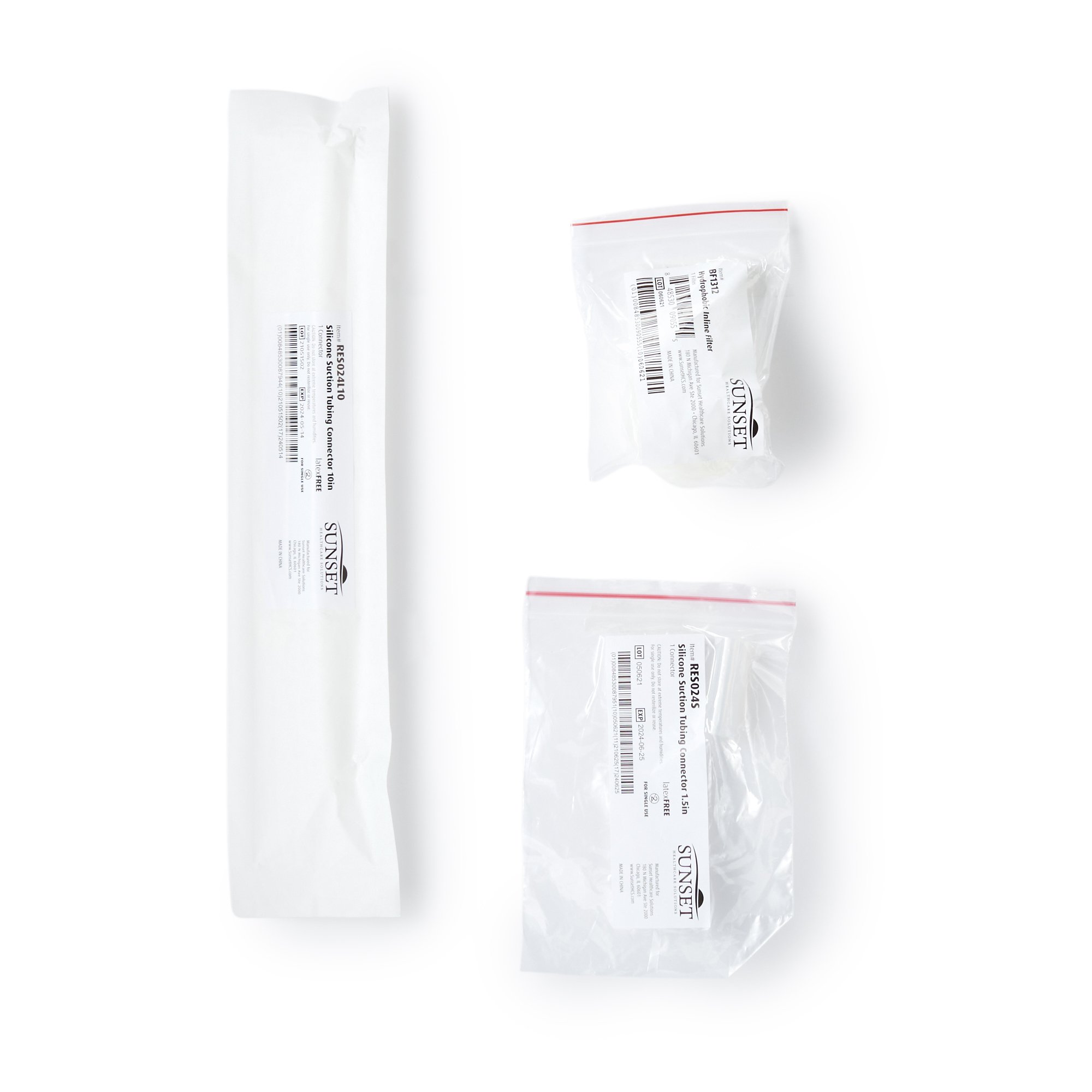 Sunset Healthcare Solutions Suction Filter Component Kit MK 1160921