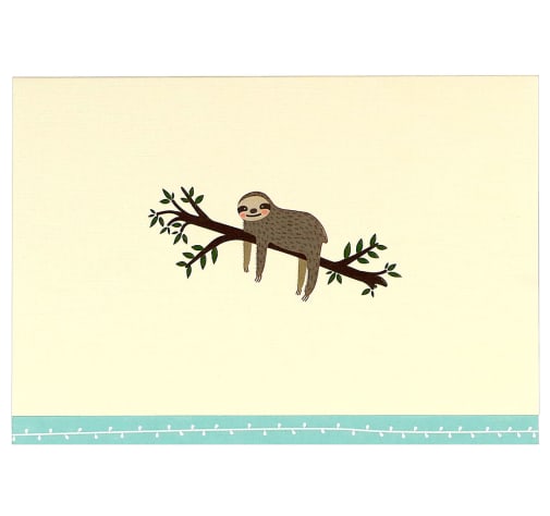 Sloth Boxed Note Cards