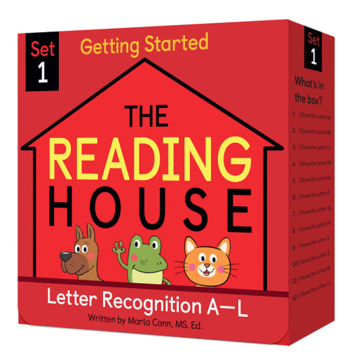 Reading House Set 1: Letter Recognition A-L