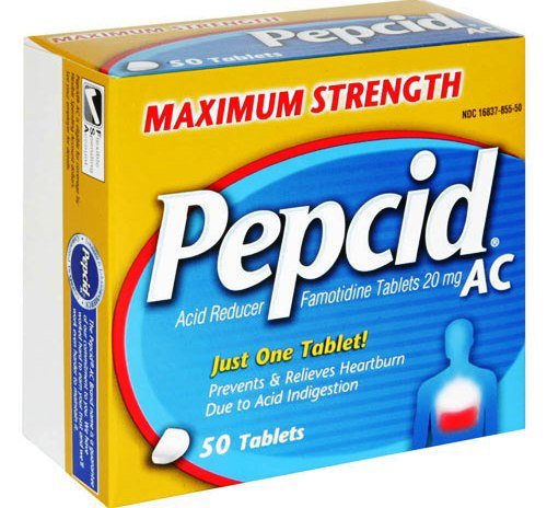 Pepcid AC Famotidine 20 mg Acid Reducer Tablets Maximum Strength MK 642276