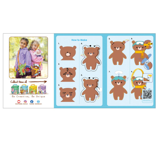 Sewing My Animal Friend - Snowboarding Bear Sewing My Animal Friend - Snowboarding Bear