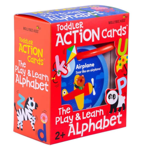 Toddler Action Cards the Play & Learn Alphabet