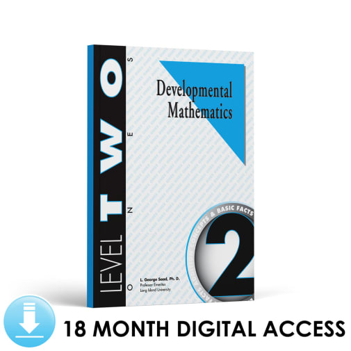 Developmental Math: Level 2 Student Workbook | Addition: Concepts and Basic Facts (18 Month Access)
