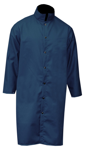45" Coat: 9 oz. Navy Indura® (Style B)