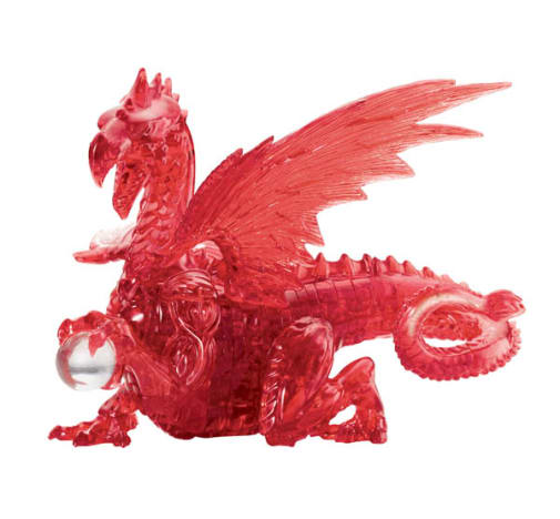 Deluxe 3D Crystal Puzzle - Dragon (Red)