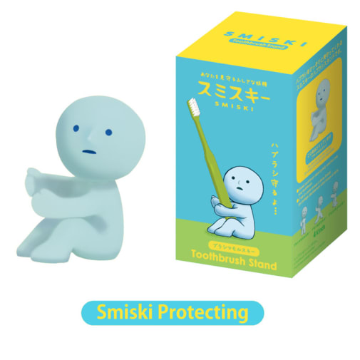 Smiski Toothbrush Stand - Protecting