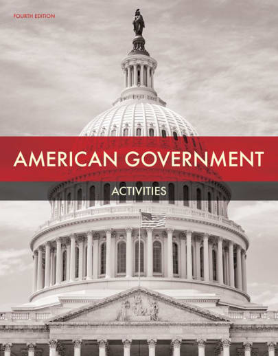 BJU Press American Government Student Activities 4th Edition
