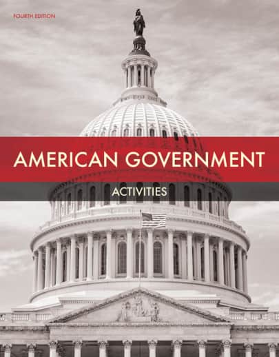 BJU Press American Government Student Activities 4th Edition