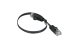 Cat 6 UTP Patch Flat Cable, 15ft. , Black