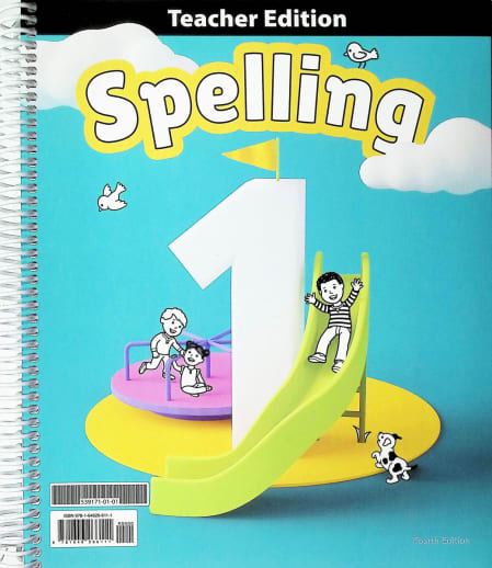 BJU Press Spelling 1 Teacher Edition 4th Edition