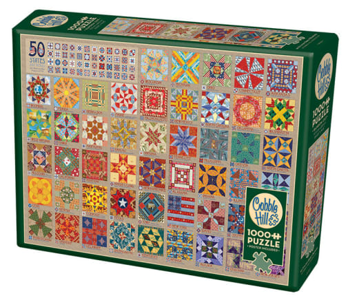 Cobble Hill 50 States Quilt Blocks Puzzle (1000 piece)