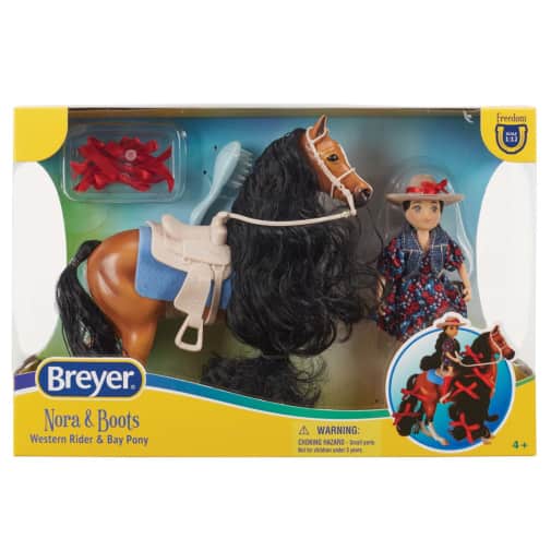 Nora & Boots: Western Rider & Bay Pony (Breyer Freedom Series)