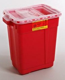 BD Multi-purpose Sharps Container, 19 Gallon, 26-1/4 x 20 x 14-3/4 Inch MK 420701