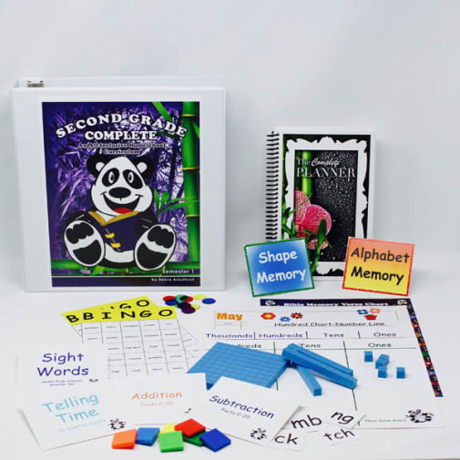 Second Grade Complete: Semester 1 Bundle