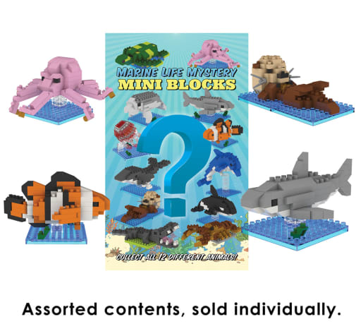 Mystery Mini Blocks: Marine Life Mystery (assorted style)