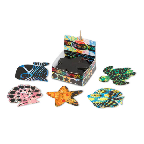 Melissa & Doug Scratch Art Ocean Mini Notes