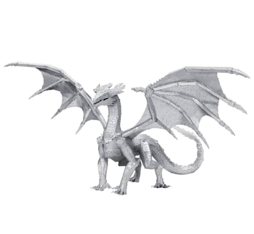 Steel Dragon - Color (Metal Earth 3D Laser Cut Model)