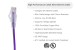 Cat6A Slim Snagless Ethernet Patch Cable, 35 ft, Purple