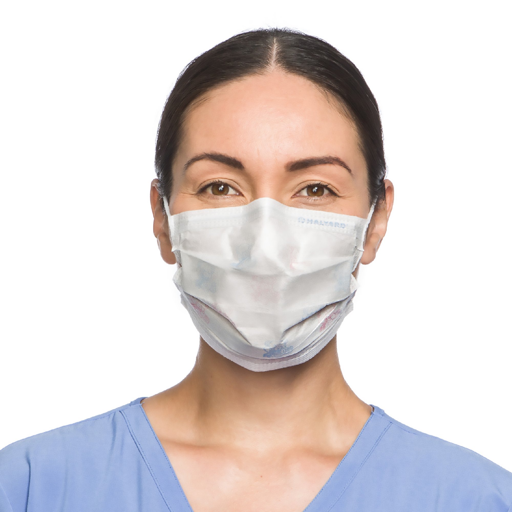 Halyard Procedure Mask, Pleated, One Size Fits Most, Yellow MK 233680