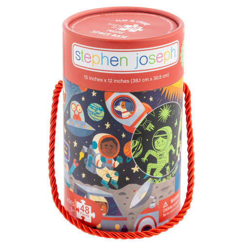 Glow-in-the-Dark Puzzle with Canister - Space