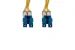25 Meters LC-LC OS2 Fiber Patch Cable, 9/125 Singlemode Duplex
