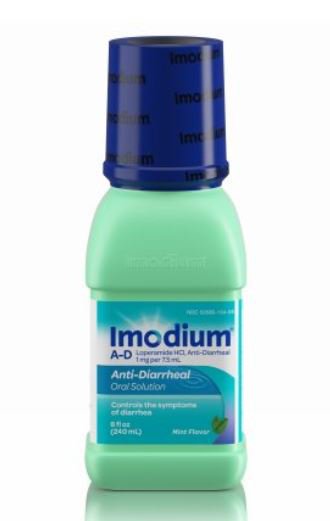 Imodium A-D Loperamide HCl 1 mg Anti-Diarrheal Oral Solution Mint MK 1012777