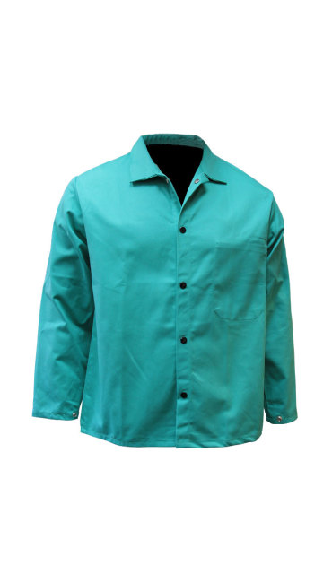 30" Jackets: Domestic 9 oz. Green FR Cotton
(Style B)