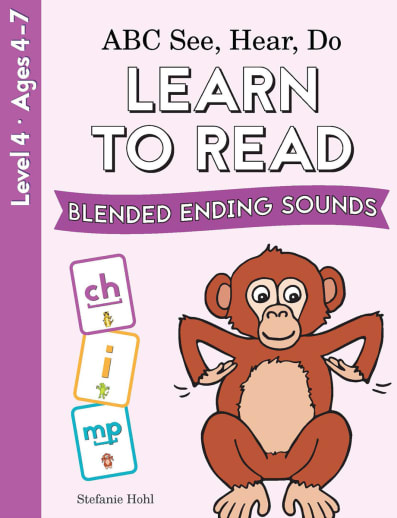 ABC See, Hear, Do: Level 4 - Learn to Read Blended Ending Sounds