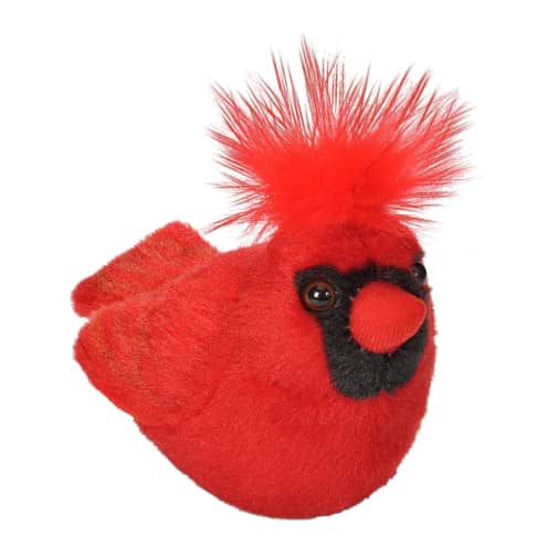 Wild Republic Audubon Bird: Northern Cardinal Plush With Real Bird Call