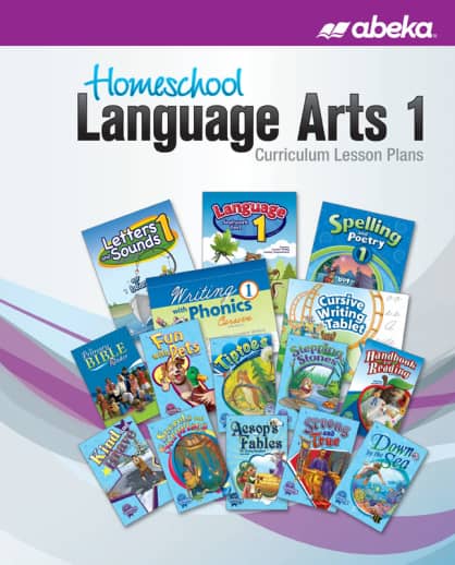 Abeka Language Arts 1 Homeschool Curriculum Lesson Plans (5th Edition)