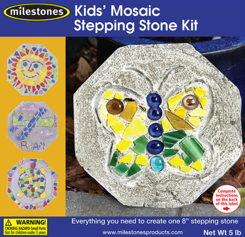 Milestones Kids' Mosaic Stepping Stone Kit