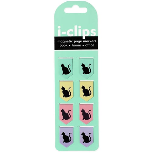 i-Clips Black Cats Magnetic Page Markers