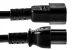 AC Power Cord, C14 to C15, 14 AWG, 1ft