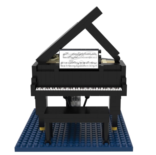 Mini Building Blocks: Baby Grand Piano (424 pices)