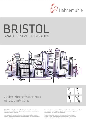 Bristol Pad Size A3/11.69" x 16.53"
