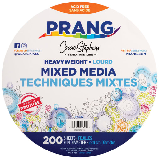 Prang Mixed Media Circles 9" (200 count)