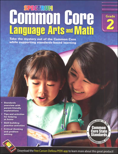 Spectrum Common Core Language Arts and Math 2