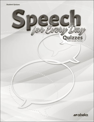Abeka Speech for Every Day Student Quiz Book