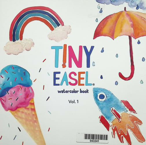 Tiny Easel Watercolor Book Volume 1 (8 x 8)