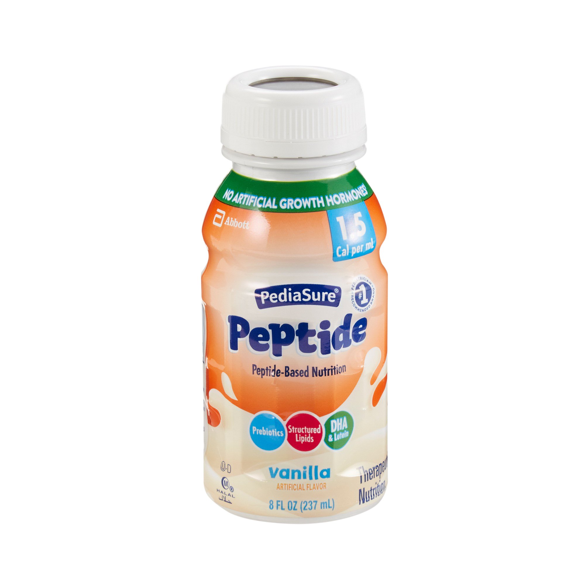 PediaSure Peptide 1.5 Cal Peptide-Based Nutrition, Vanilla, 8-ounce Bottle MK 1143666