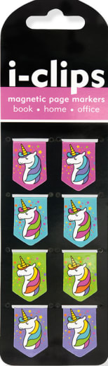 i-Clips Unicorns Magnetic Page Markers