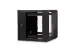 LINIER 12U 19&quot; Swing-Out Wall Mount Cabinet with Glass Door