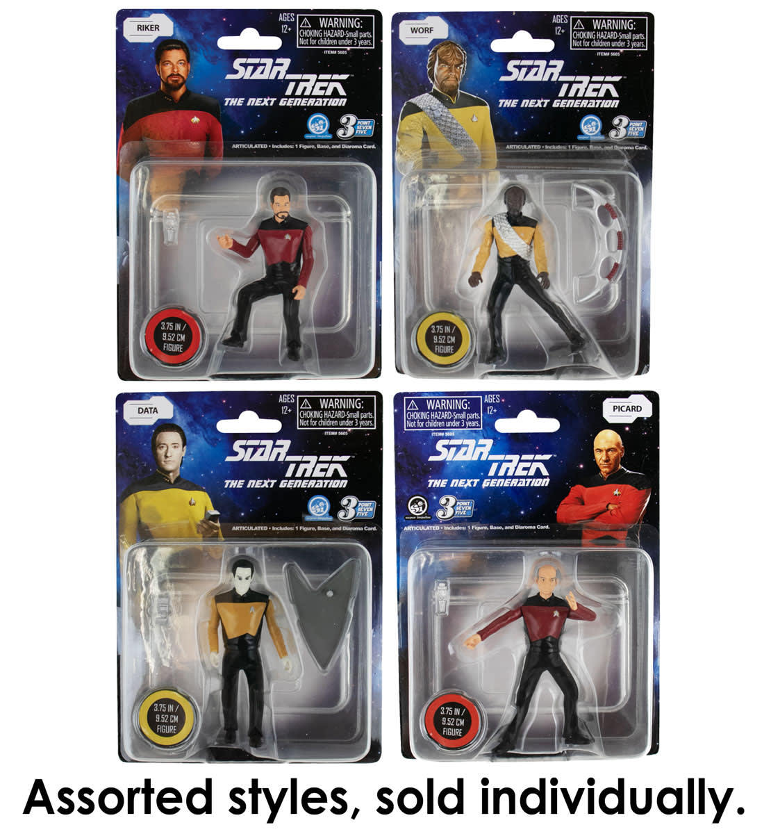 Star Trek - The Next Generation 3.75 Inch Figures (assorted style)